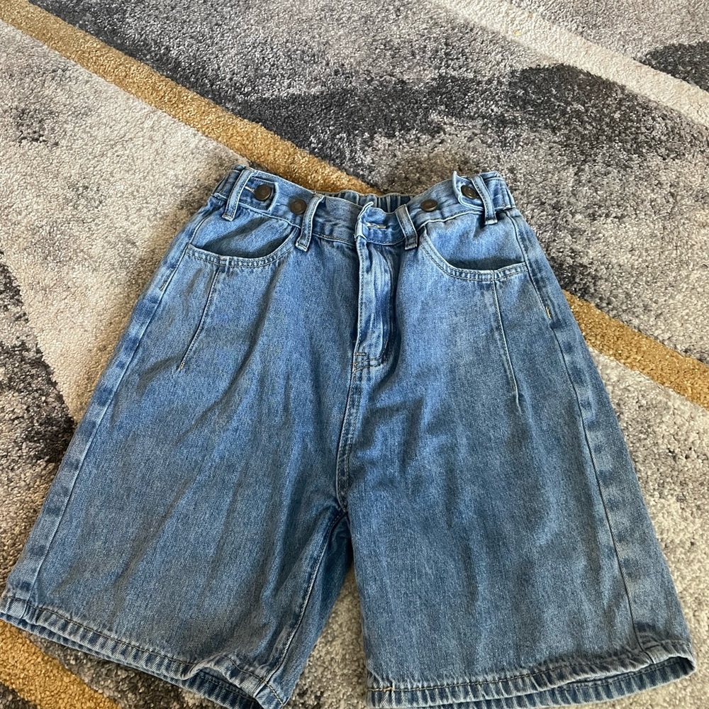 Classic Blue Denim Shorts